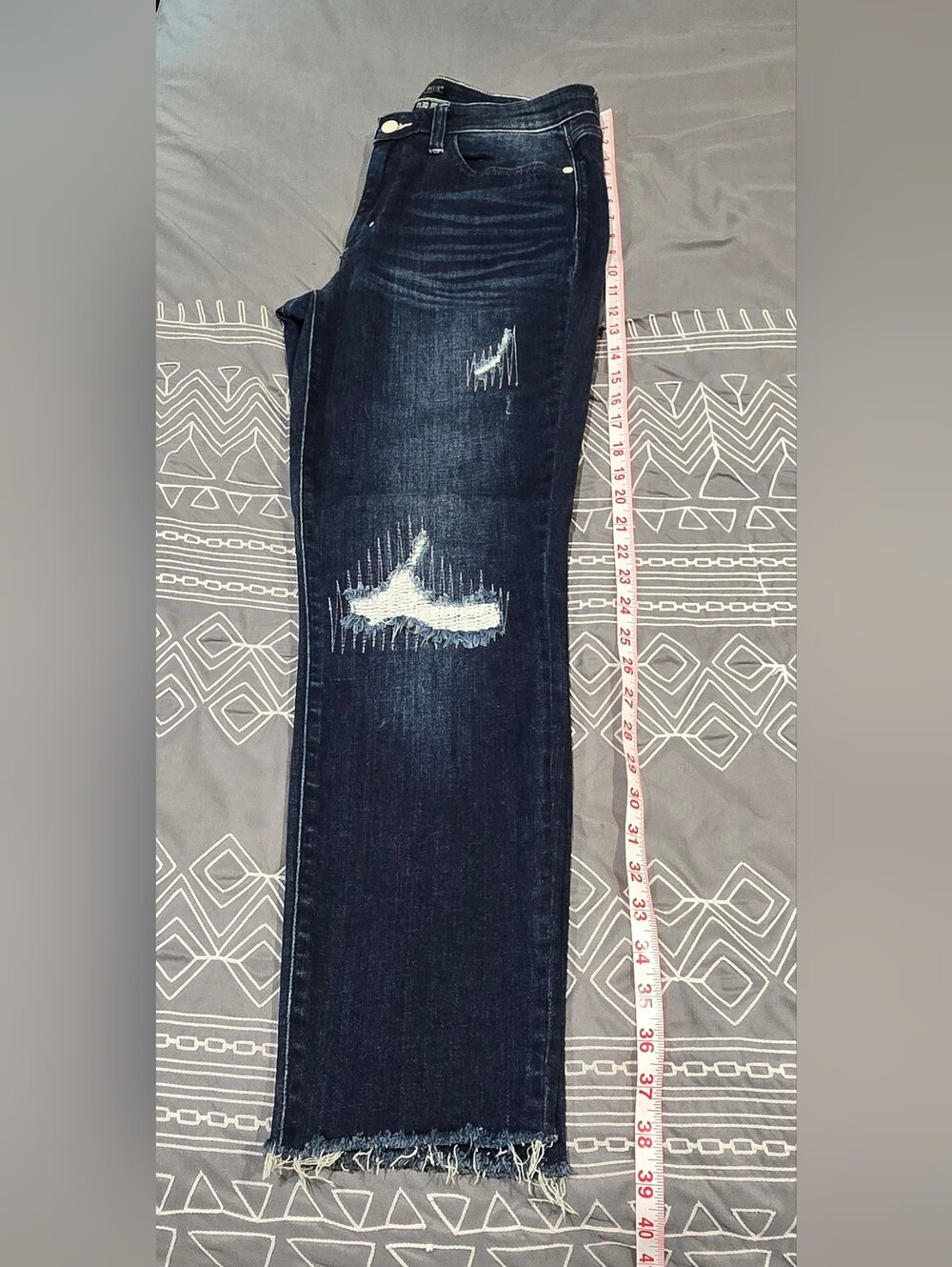 Judy Blue Midrise Boyfriend Fit Jeans Size 11/30 - Picture 2 of 7